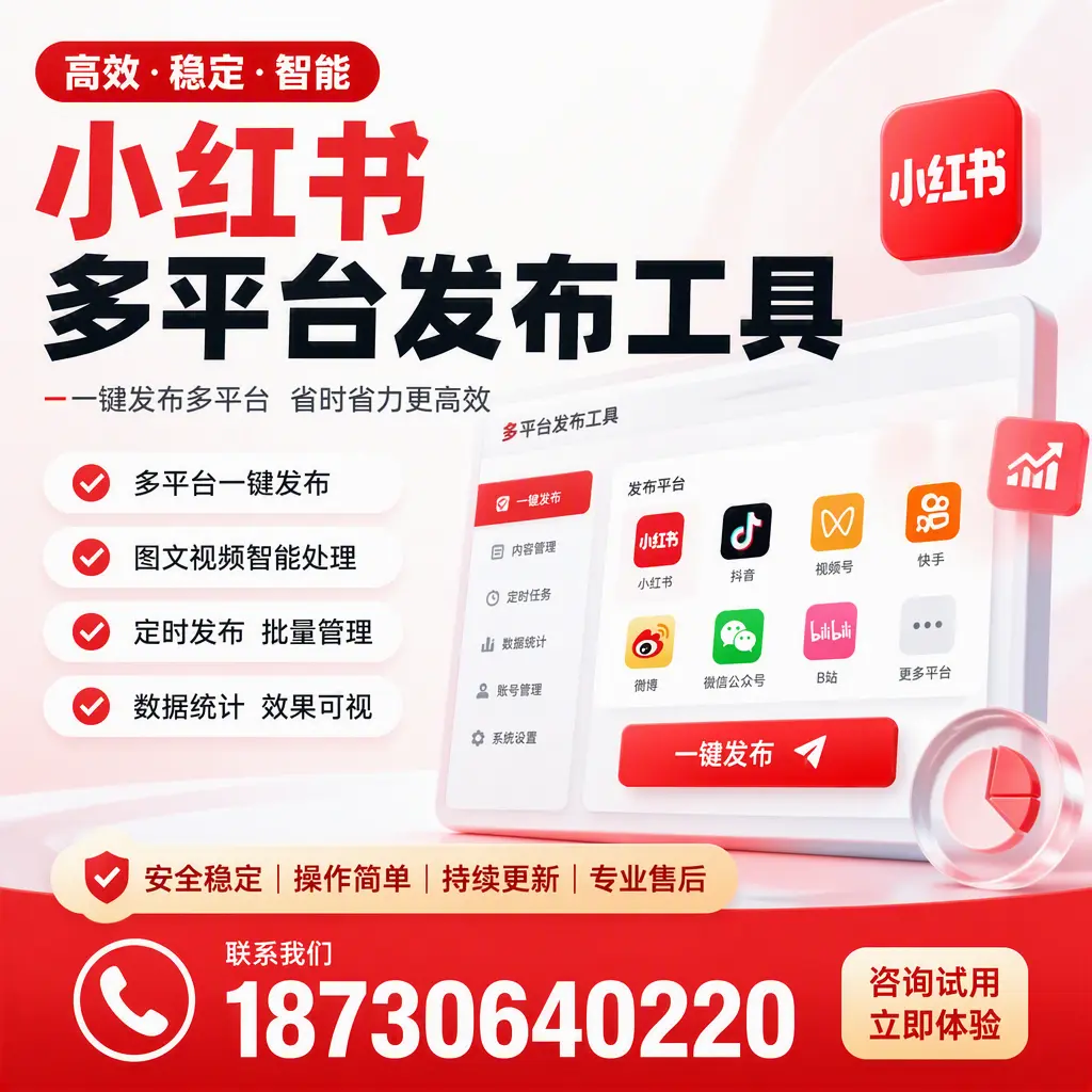 小红书多平台发布工具在 三门峡 的应用与优势解析