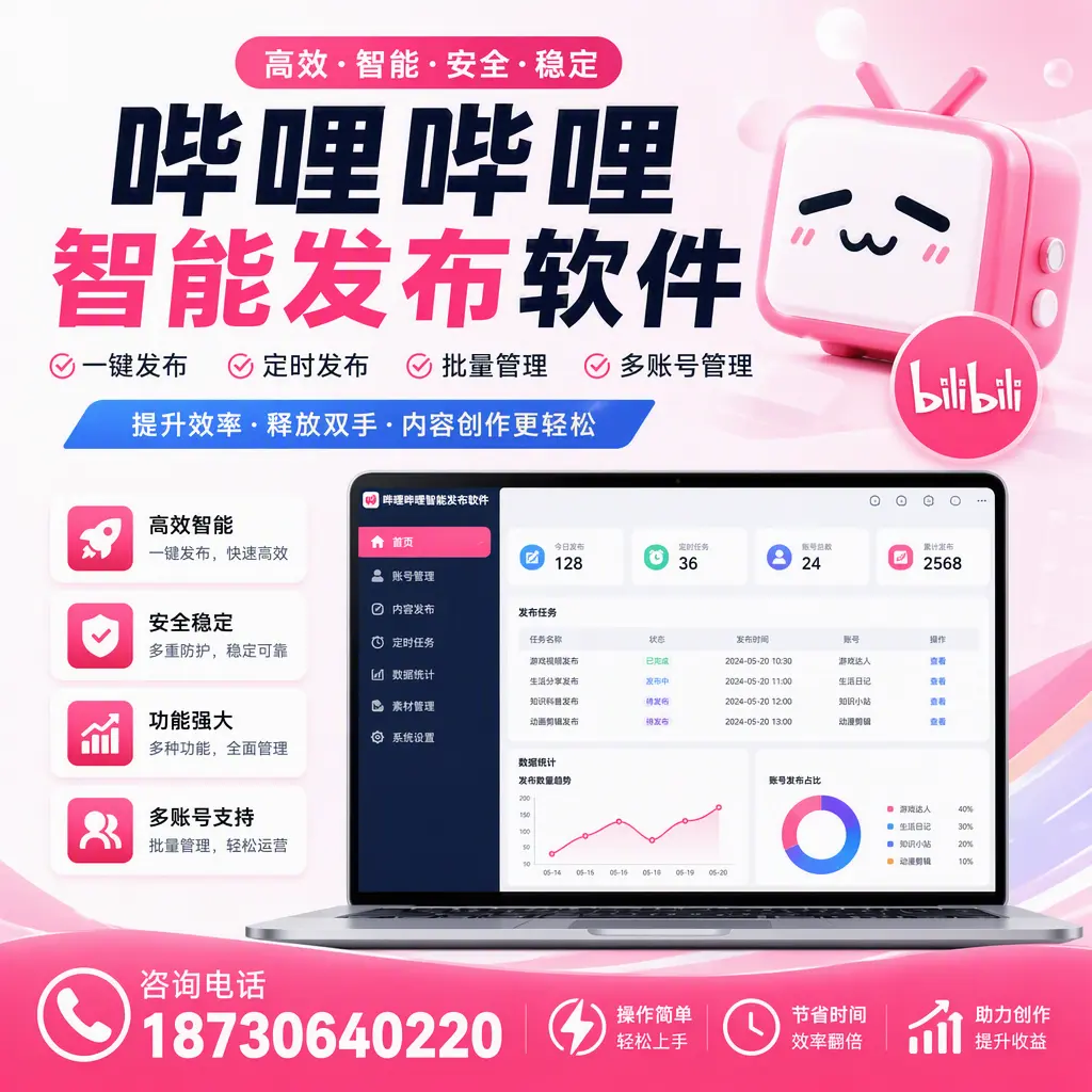 提升内容质量的秘诀：哔哩哔哩智能发布软件在 三门峡 的应用