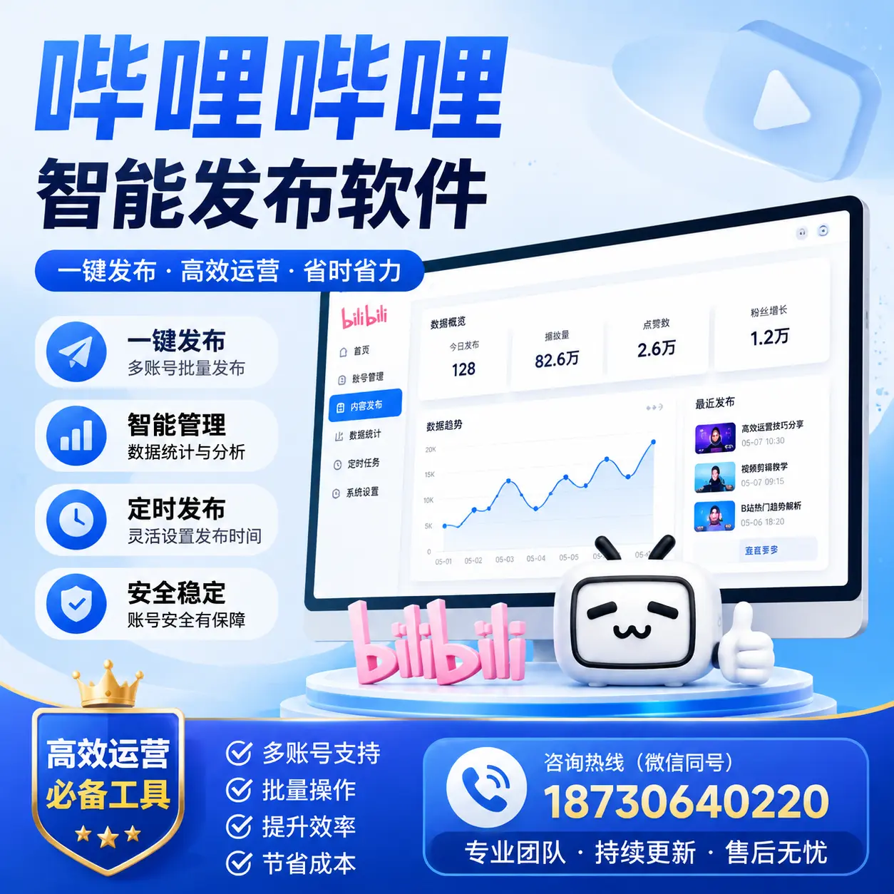 解密哔哩哔哩智能发布软件：功能与优势分析在 三门峡